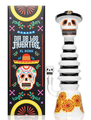 Hemper ''Dia De Los Muertos'' XL Glass Bong
