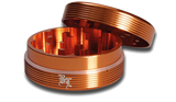Black Leaf Aluminium 'Ripple' 2 Part Grinder - Bronze - Puff Puff Palace