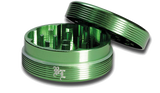 Black Leaf Aluminium 'Ripple' 2 Part Grinder - Green - Puff Puff Palace