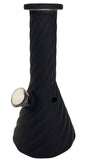 Best Buds Mini Glass Flask Bong - Black