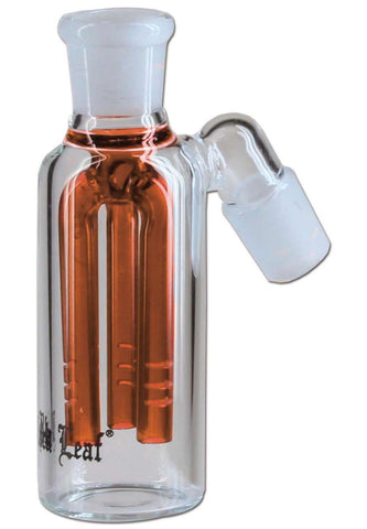 Black Leaf ''3-Arm'' Percolator Bong Pre-Cooler Amber