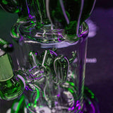 Black Leaf ''Arizona'' Glass Cactus Bong Green