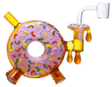 Black Leaf ''Dab Donut'' Glass Designer Dab Rig