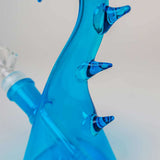 Black Leaf ''Dragon'' Oil & Herb Glass Bong - Blue