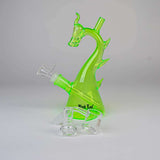Black Leaf ''Dragon'' Oil & Herb Glass Bong - Green
