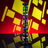 Black Leaf x Fire Flow '"420'' Cylinder Glass Bong
