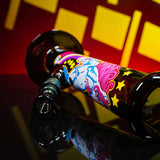 Black Leaf x Fire Flow ''Pink Unicorn'' Cylinder Glass Bong