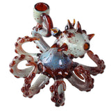 Black Leaf ''Octopus I'' Glass Bong Red