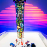 Black Leaf ''Grand Story'' Piston Glass Bong