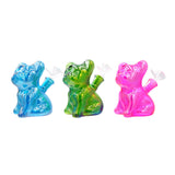 Black Sheep ''Frenchie'' Dog Mini Glass Bong - Green