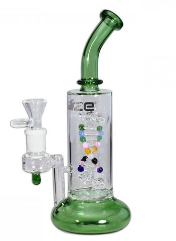 Blaze ''DNA'' Honeycomb Bubbler Bong Green