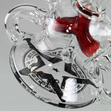 Blaze Dab Rig Recycler Bong Red