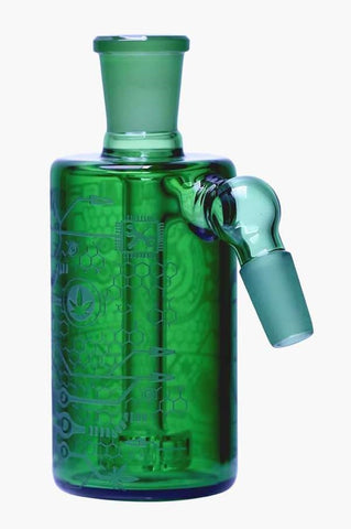 Blaze ''Sandblasted'' Percolator Bong Pre-Cooler Green