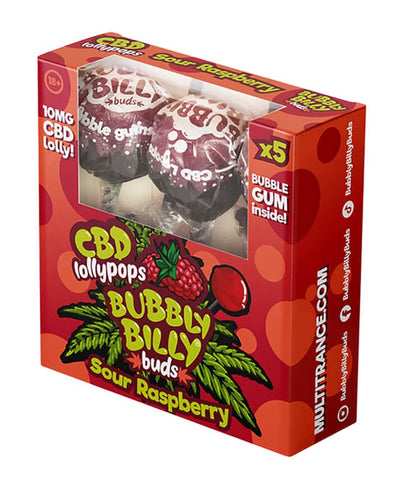 Bubbly Billy Buds CBD Lollipops 50mg Set - Choose Your Flavour
