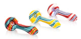 Calvo ''Thick Spoon'' Glass Smoking Pipe - Multicolour