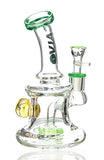 Calvo ''Mystic Orb'' Glass Bong Green