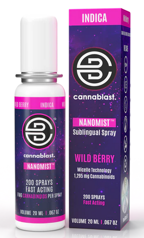 Cannablast ''Nanomist'' THC Relaxing Mouthspray - Wild Berry