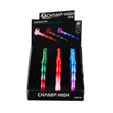 Champ High ''Seahorse'' Metal Smoking Pipe - Red/Green