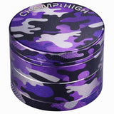 Champ High ''Camouflage'' 4-Part Metal Grinder - Purple