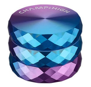 Champ High ''Duo-Color'' 4-Part Grinder (53mm) - Blue/Purple