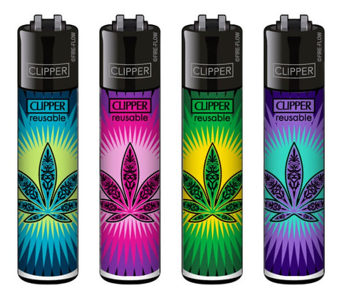 Clipper ''Flash Leaves'' 4 Pieces Lighter Set