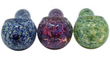 Death Row Records ''Frit'' Small Glass Spoon Pipe - Blue