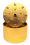 Death Row Records ''Window'' 4-Part Grinder 63mm - Yellow Gold