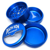 Death Row Records ''Window'' 4-Part Grinder 63mm - Burgundy Red