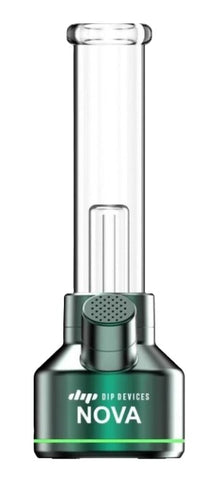 Dip Devices ''Nova'' Electric Lighter-Free Percolator Bong - Green