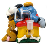Dogg Lbs ''Doggystyle'' Clay/Glass Dog House Bong