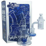 Dogg Lbs ''Everydag Mini Rig'' Small Glass Dab Rig Set - Blue