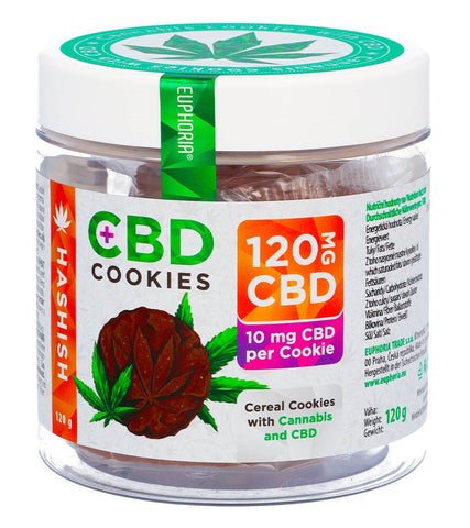 Euphoria Cannabis Cookies 120mg CBD - Hashish