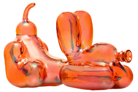 Hemper '''Balloon Dog'' Glass Smoking Hand Pipe Red