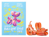 Hemper '''Balloon Dog'' Glass Smoking Hand Pipe Red