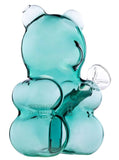 Hemper ''Gummy Bear'' Glass Bong Teal
