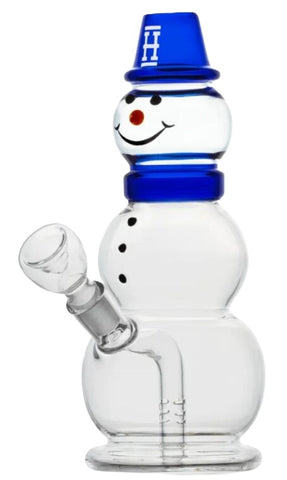Hemper ''Snowman'' Glass Bong Blue