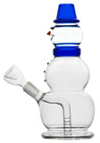 Hemper ''Snowman'' Glass Bong Blue
