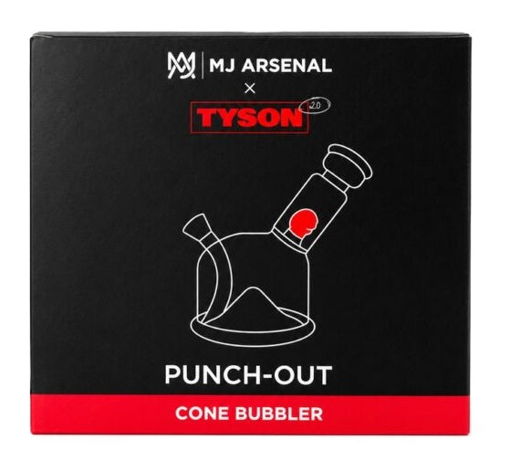 MJ Arsenal x Tyson 2.0 ''Punch-Out'' Glass Joint/Blunt Bubbler • Buy
