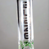 M+M Blaze Double Inline Diffuser Bong Green