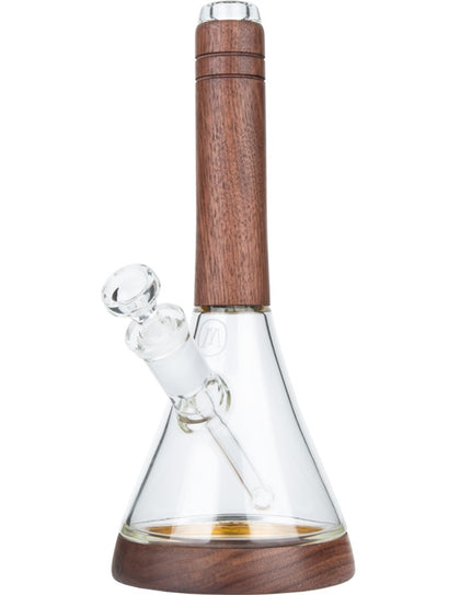 Marley Natural Glass & Walnut Beaker Bong