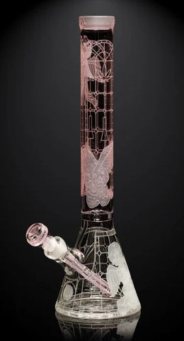 Milkyway ''Thugz Mansion'' Beaker Bong - Pink