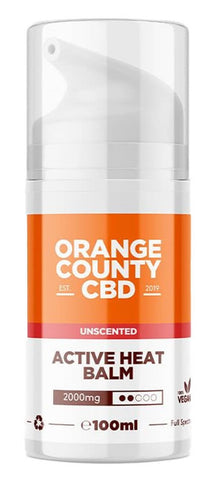 Orange County CBD Natural Active Heat Balm (1000/2000mg)