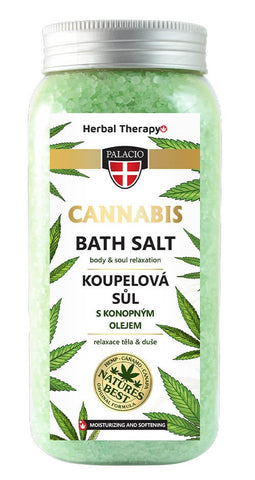 Palacio Natural Cannabis Bath Salt (900g)