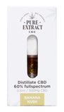 Pure Extract Pre-Filled 510 CBD Oil Cartridge - Banana Kush