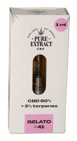 Pure Extract Pre-Filled 510 CBD Oil Cartridge - Gelato