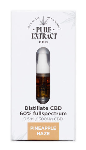 Pure Extract Pre-Filled 510 CBD Oil Cartridge - Pinapple Haze