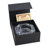 RAW Lead Free Crystal Glass Ashtray Giftbox