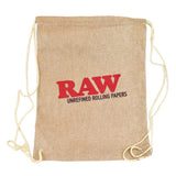 RAW Drawstring Cotton Storage Bag Beige