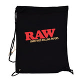 RAW Drawstring Cotton Storage Bag Black