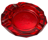 RAW ''Ruby'' Thick Red Glass Ashtray with Giftbox